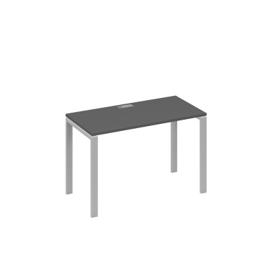Стол письменный на металлокаркасе UNO антрацит премиум / металлокаркас серый А4 С1 003 АР