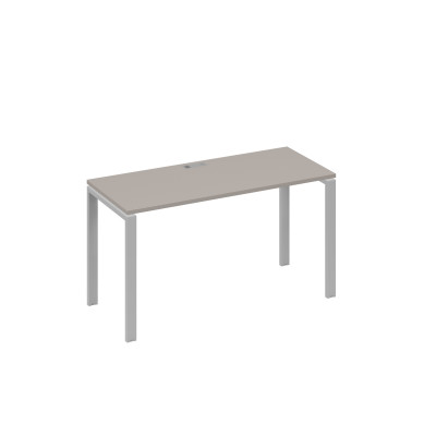 Стол письменный на металлокаркасе UNO мокко премиум / металлокаркас серый А4 С1 004 МП