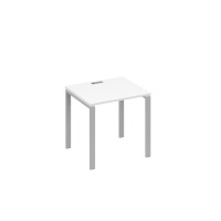 Стол письменный на металлокаркасе UNO белый премиум / металлокаркас серый А4 С1 011 БП