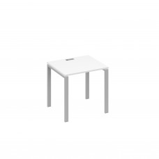 Стол письменный на металлокаркасе UNO белый премиум / металлокаркас серый А4 С1 011 БП