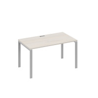 Стол письменный на металлокаркасе UNO дуб / металлокаркас серый А4 С1 024 ДШ