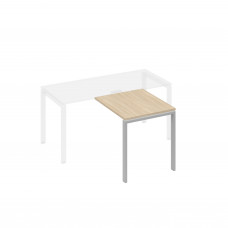 Брифинг-приставка каркас UNO металл дуб скандинавский / металлокаркас серый А4 С1 073 ДК