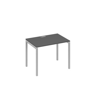 Стол письменный на металлокаркасе DUE антрацит премиум / металлокаркас серый А4 С2 012 АР