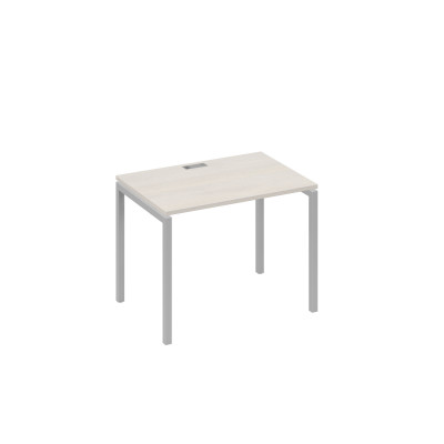 Стол письменный на металлокаркасе DUE дуб / металлокаркас серый А4 С2 012 ДШ