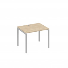 Стол письменный на металлокаркасе DUE дуб скандинавский / металлокаркас серый А4 С2 022 ДК