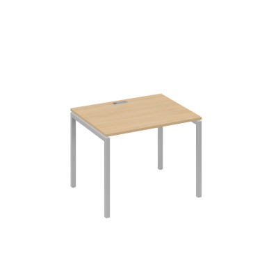 Стол письменный на металлокаркасе DUE натуральный дуб / металлокаркас серый А4 С2 022 НД