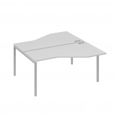 Рабочая станция опоры DUE столы Техно (2х160) серый / металлокаркас серый А4 С2 188 СЕ