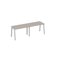 Станция рабочая на металлокаркасе TRE 2х120 мокко премиум / металлокаркас серый А4 С3 013-2 МП