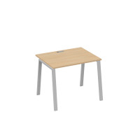 Стол письменный на металлокаркасе TRE натуральный дуб / металлокаркас серый А4 С3 022 НД