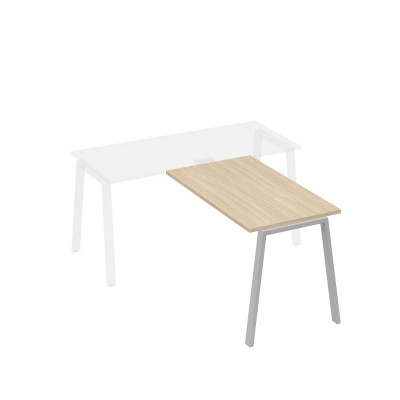 Брифинг-приставка каркас TRE дуб скандинавский / металлокаркас серый А4 С3 074 ДК