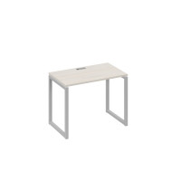 Стол письменный на металлокаркасе QUATTRO дуб / металлокаркас серый А4 С4 002 ДШ