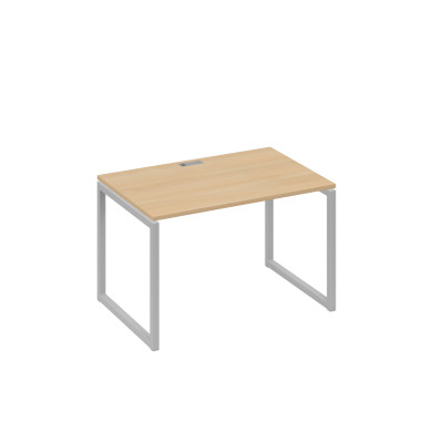Стол письменный на металлокаркасе QUATTRO натуральный дуб / металлокаркас серый А4 С4 023 НД