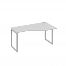 Стол "Техно" металлокаркас QUATTRO эргономичный правый серый / металлокаркас серый А4 С4 056 СЕ