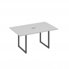 Стол 160 каркас QUATTRO для переговоров серый / металлокаркас антрацит А4 А4 121 СЕ