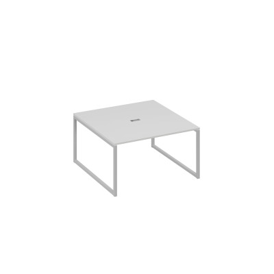 Переговорный стол 140 на металлокаркасе QUATTRO серый / металлокаркас серый А4 С4 135 СЕ