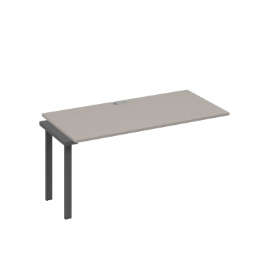 Секция стола станции 160 с каркасом TRE мокко премиум / металлокаркас антрацит А4 А3 025-1 МП