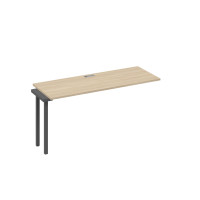 Секция стола рабочей станции опоры DUE дуб скандинавский / металлокаркас антрацит А4 А2 005-1 ДК