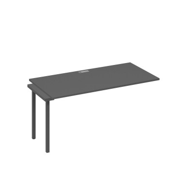 Секция рабочей станции 160 опоры QUATTRO антрацит премиум / металлокаркас антрацит А4 А4 025-1 АР