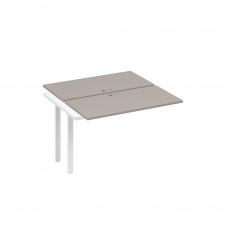 Секция станции на металлокаркасе UNO 2х120 мокко премиум / металлокаркас белый А4 Б1 170-1 МП