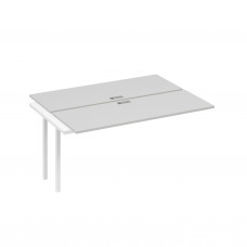 Секция станции 2х160 с каркасом QUATTRO серый / металлокаркас белый А4 Б4 172-1 СЕ