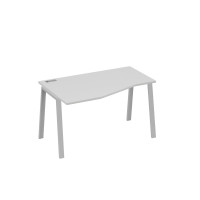 Стол эргономичный левый металлокаркас TRE "Техно" серый / металлокаркас серый А4 С3 063 СЕ