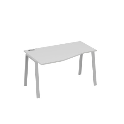 Стол эргономичный левый металлокаркас TRE "Техно" серый / металлокаркас серый А4 С3 063 СЕ