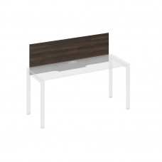 Экран настольный фронтальный для стола 160 с кабель-каналом дуб ристретто/ металлокаркас антрацит А4 А 833 ДР