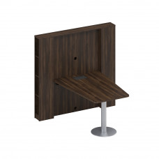 Стол для переговоров откидной дуб ристретто А4 9101 ДР