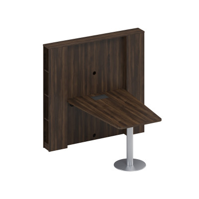 Стол для переговоров откидной дуб ристретто А4 9101 ДР