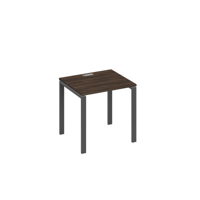 Стол письменный на металлокаркасе UNO дуб ристретто/ металлокаркас антрацит А4 А1 011 ДР
