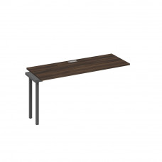 Секция стола рабочей станции опоры DUE дуб ристретто/ металлокаркас антрацит А4 А2 005-1 ДР