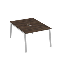 Станция (2х120) рабочая с металлокаркасом TRE дуб ристретто/ металлокаркас серый А4 С3 176 ДР