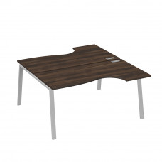 Рабочая станция опоры TRE (2х160) столы Классика дуб ристретто/ металлокаркас серый А4 С3 185 ДР