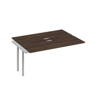 Секция станции 2х160 с каркасом QUATTRO дуб ристретто/ металлокаркас серый А4 С4 172-1 ДР