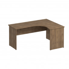Стол эргономичный правый дуб шамони темный К.125 ШТ