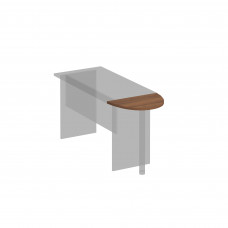 Приставка к столу без опоры французский орех К.201 ОФ