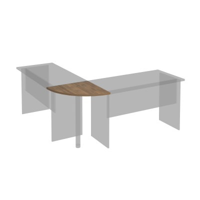 Угловой сегмент дуб шамони темный К.203 ШТ