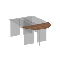 Приставка к столу без опоры французский орех К.206 ОФ