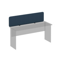 Экран настольный фронтальный тканевый, синий, для стола 160 МР А 866 BA40