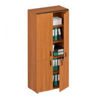 Шкаф для документов закрытый 4-дверный французский орех ДР 788 ОФ