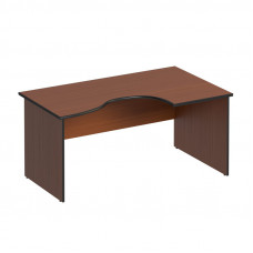 Стол письменный эргономичный правый французский орех ДР 109 ОФ