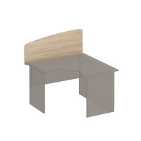 Экран боковой стола эргономичного без кронштейнов вяз светлый ФР 425 ВЗ