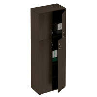 Шкаф для документов закрытый 4- дверный венге темный ФР 373