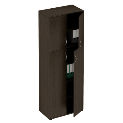 Шкаф для документов закрытый 4- дверный венге темный ФР 373