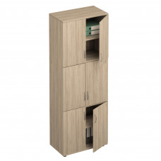 Шкаф для документов 6-дверный вяз светлый ФР 377-1 ВЗ