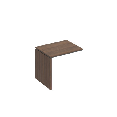 Брифинг-приставка (опора ДСП) дуб гладстоун (столешница, фасад, топ)/ антрацит премиум(корпус) СИ 1410 ДГ/АР