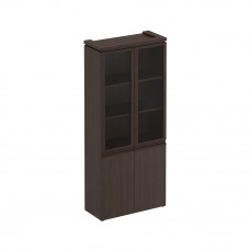 Шкаф для документов 90см дуб валенсия МК 343 ДВ