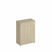 Шкаф для документов средний закрытый дуб скандинавский ПТ 762 ДК