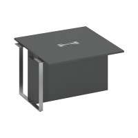 Секция стола для переговоров промежуточная антрацит премиум / антрацит премиум / антрацит премиум СП 110 АР АР АР ХР