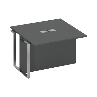 Секция стола для переговоров промежуточная антрацит премиум / антрацит премиум / антрацит премиум СП 110 АР АР АР ХР